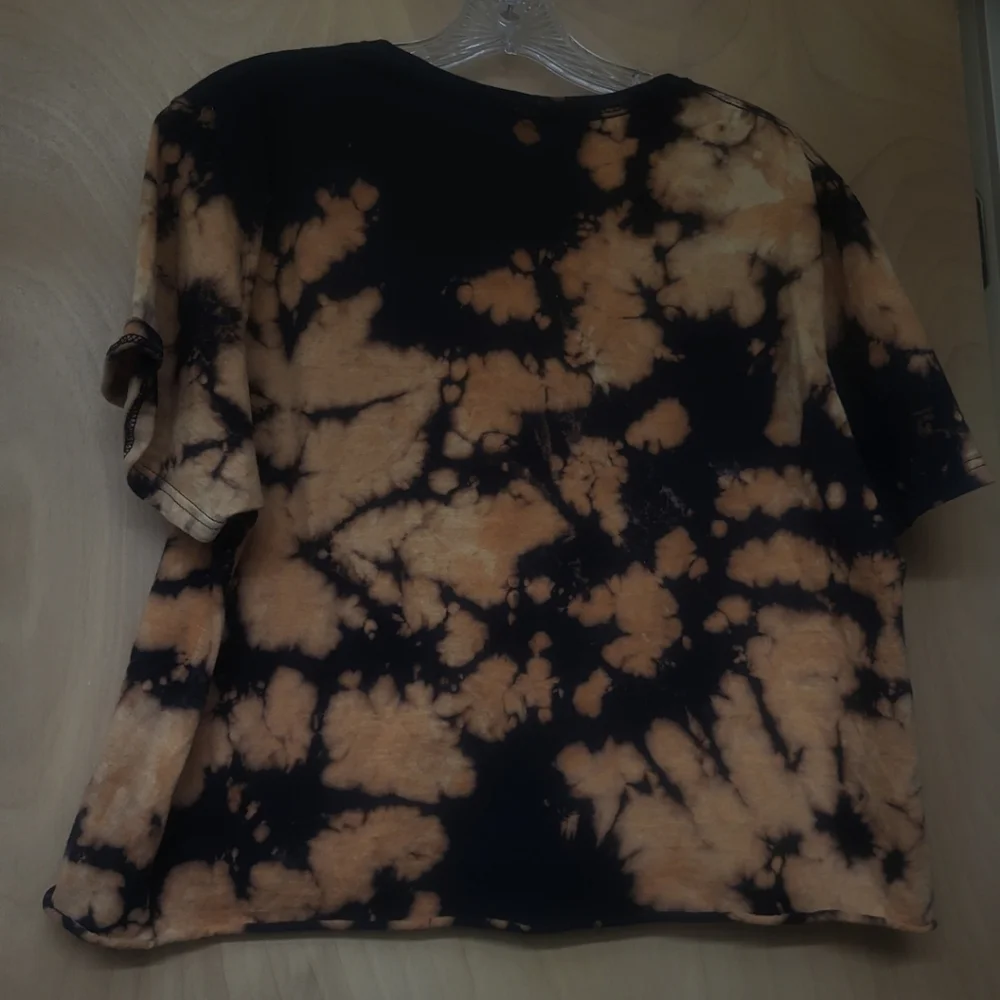 Goosebumps Black Bleached Boxy Crop Top Y2K Horroland Monster Shirt M - Picture 3 of 4